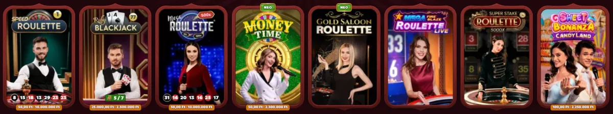 Παιχνίδια Live Casino στο Magius Casino